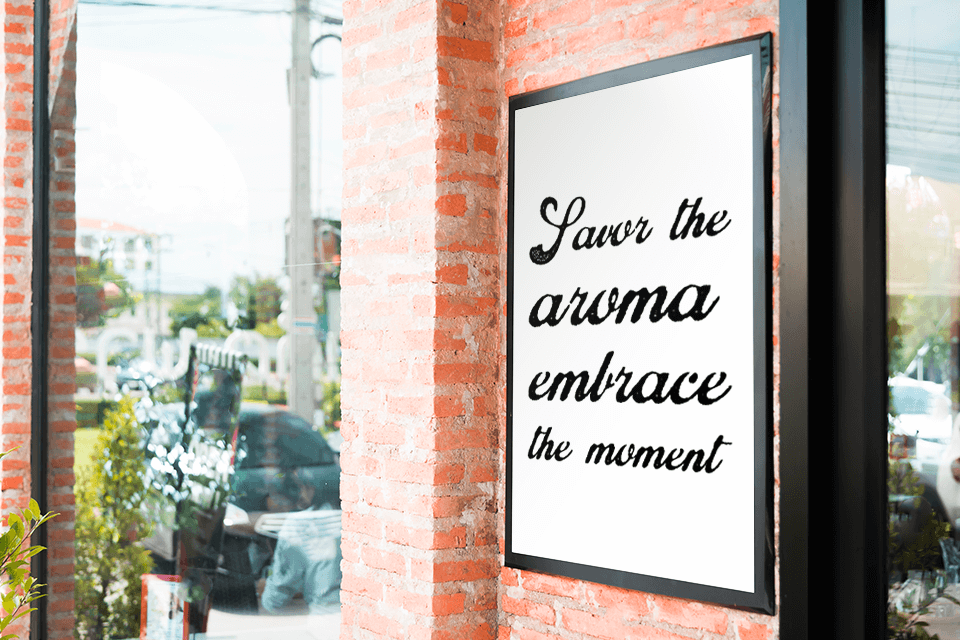 california vintage typography