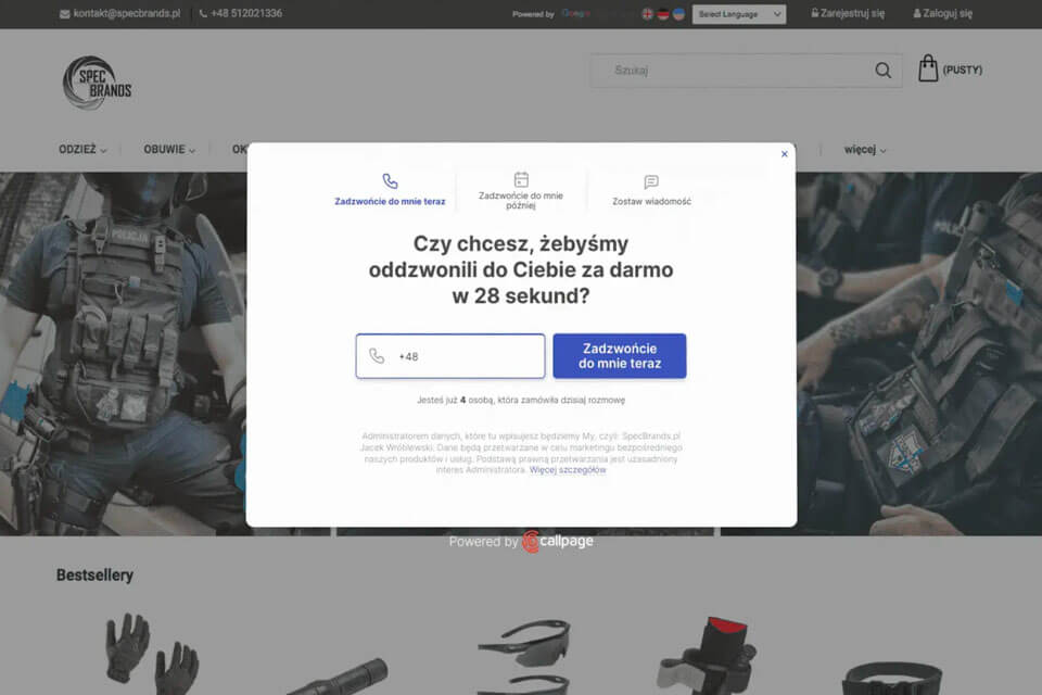 callpage сlick-to-call widget
