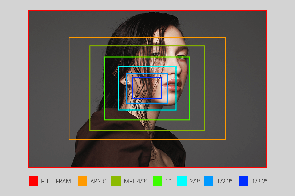 camera for photography sensor size
