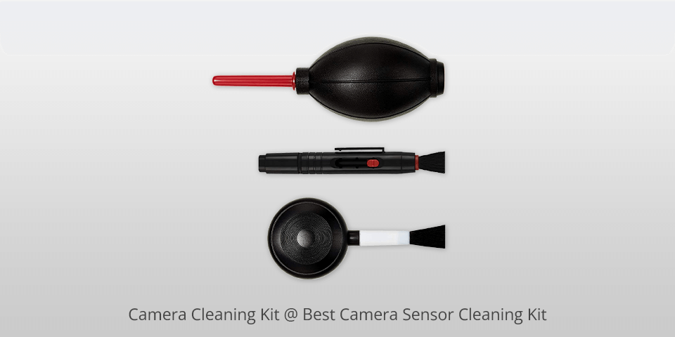 camera sensor cleaning kit with air blower