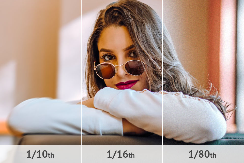 camera settings for indoor portraits shutter speed