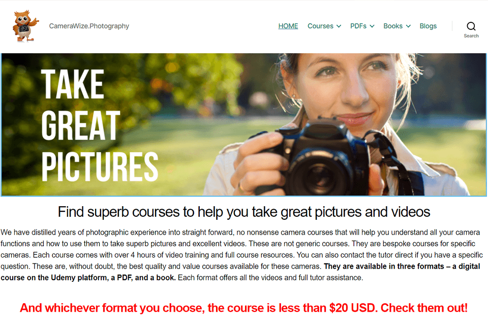 CameraWize Photography Courses Review