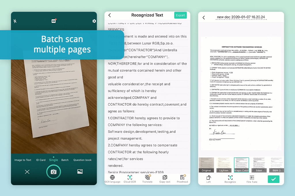 camscanner free scanner app for iphone and android