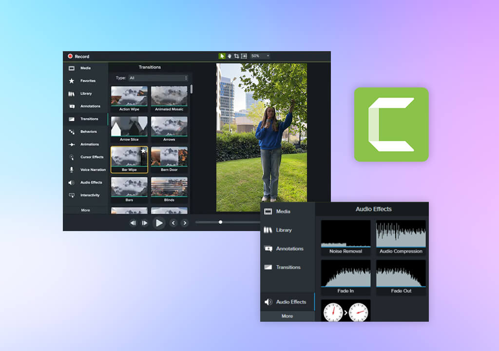 camtasia app like capcut