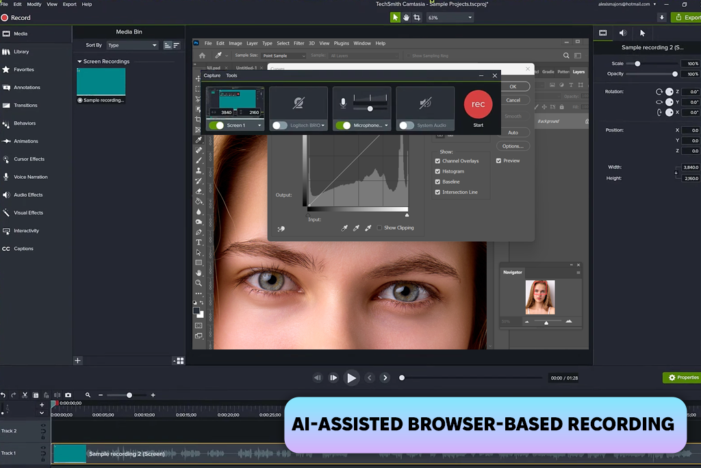 camtasia free screen recording software
