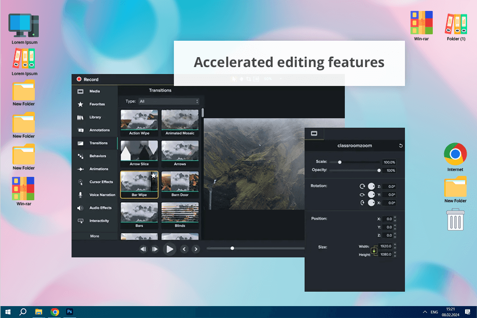 camtasia veed alternative interface