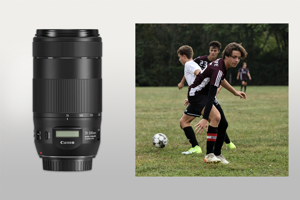 canon 70-300mm lens for sports photography