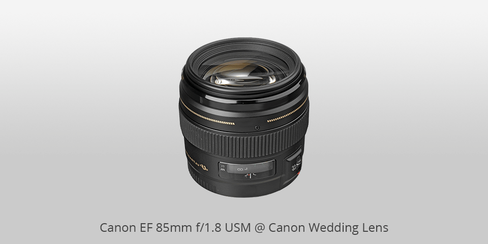 canon ef 85mm f/1.8 usm canon wedding lens
