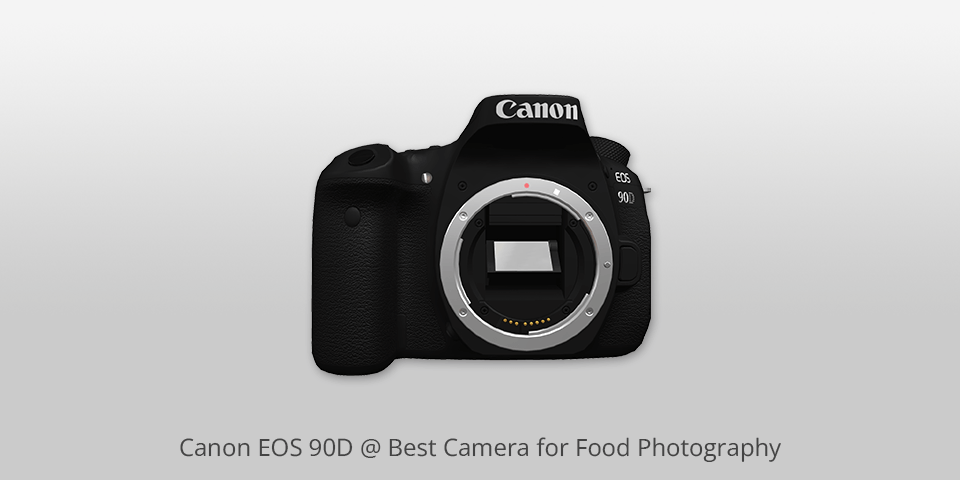 canon eos 90d kamera för matfoton