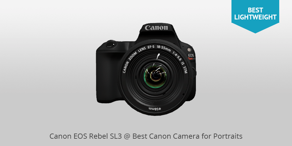 canon eos rebel sl3 câmera para retratos