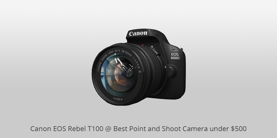 canon eos rebel t100 point a shoot fotoaparát pod 500