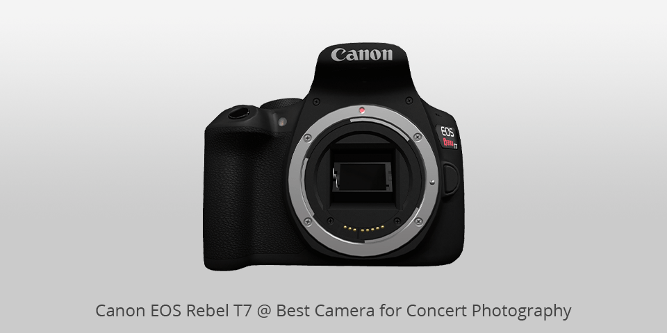 canon eos rebel t7 camera for concert photography
