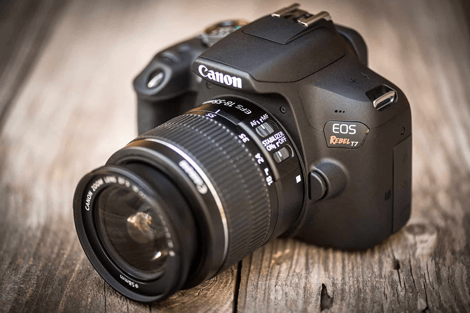 canon eos rebel t7 photoshoot camera