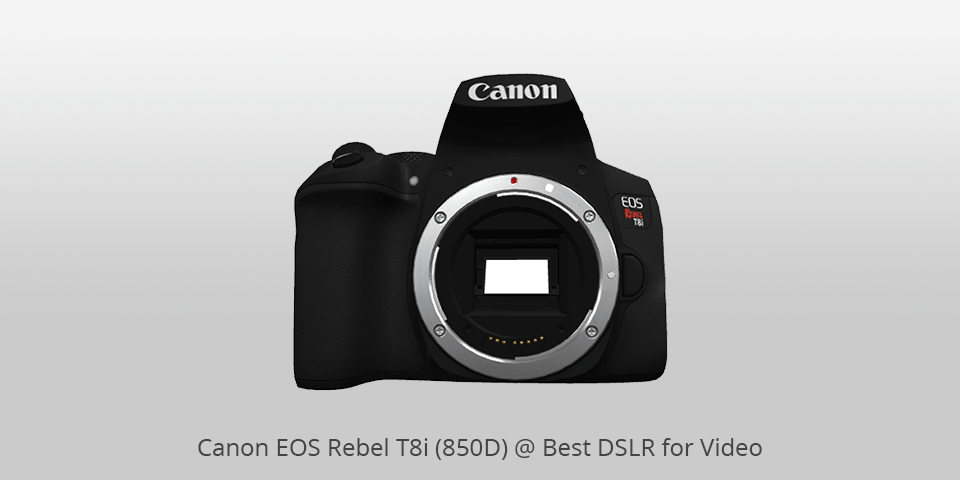 canon eos rebel t8i (850d) dslr do wideo