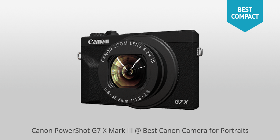 câmera canon powershot g7 x mark 3 para retratos