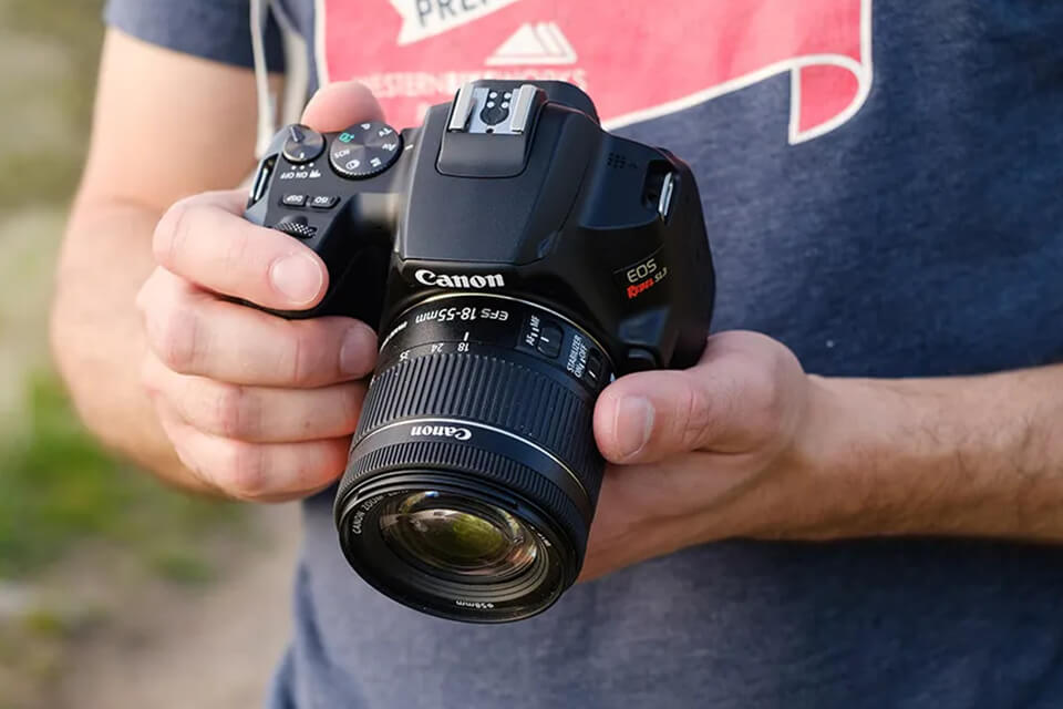 canon rebel eos sl3 dslr camera with video