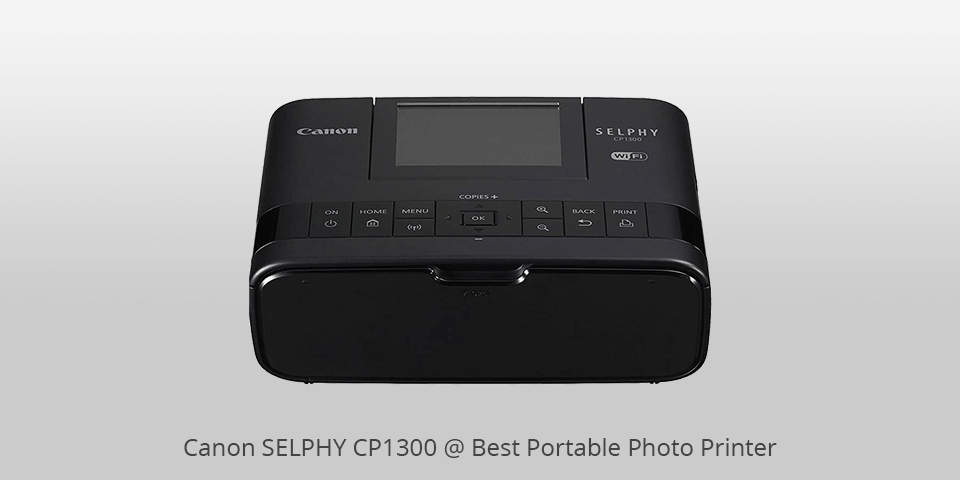 Best Canon Selphy CP1300 Photo Printer - Black