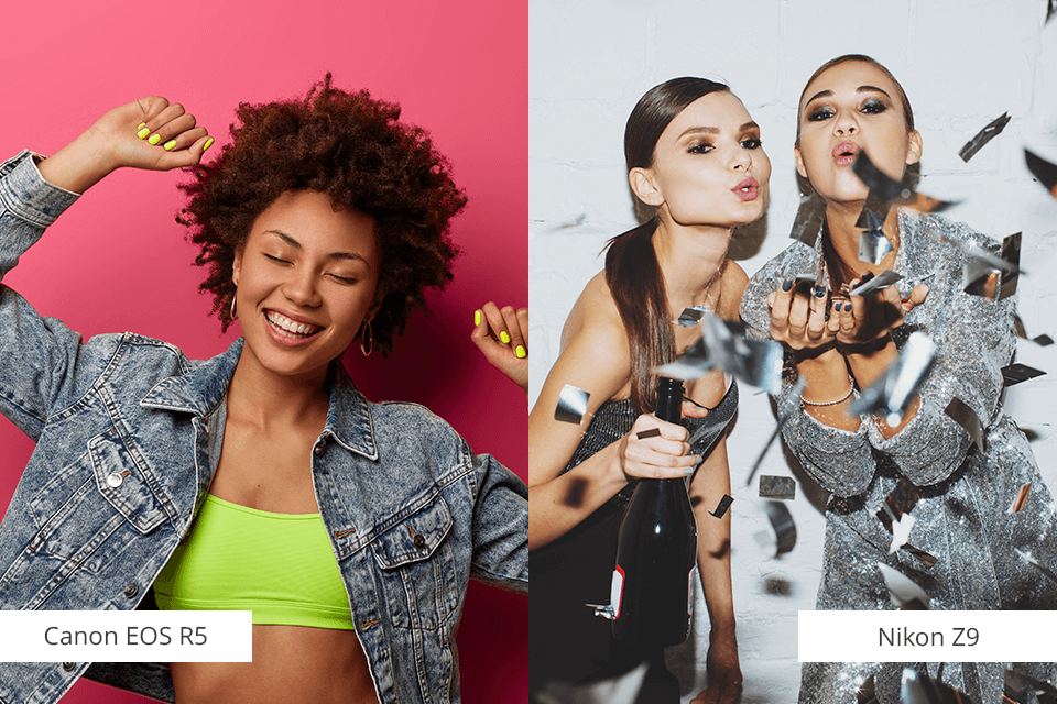 canon vs nikon pro full frame mirrorless comparison