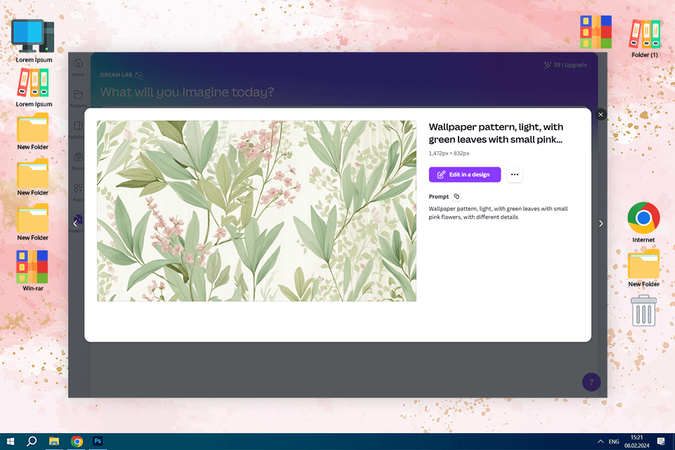 เครื่องกำเนิดรูปแบบ canva ai
