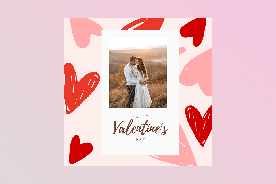 canva app to make valentines day card