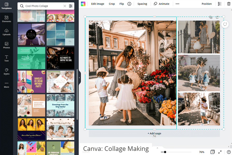 canva collage