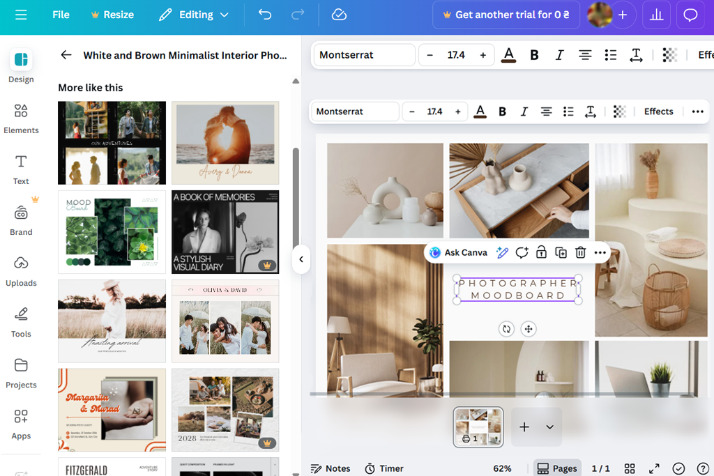 canva moodboard maker