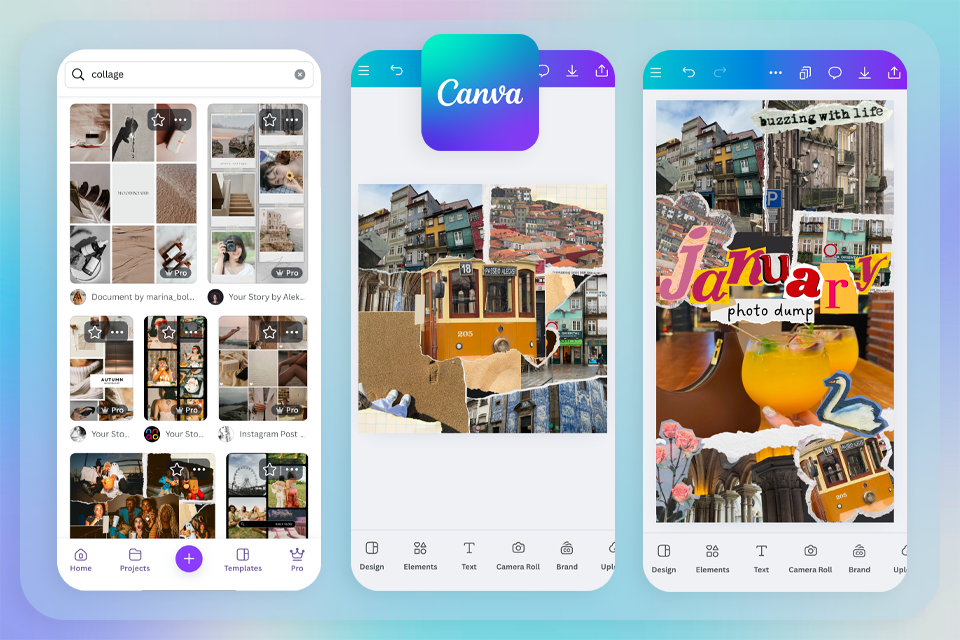 canva photo collage app
