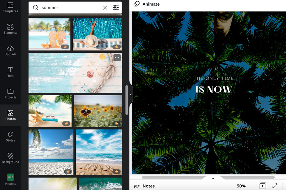 canva shutterstock alternative interface