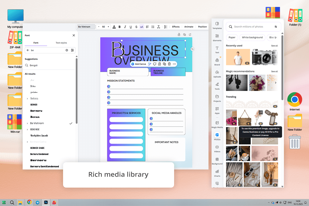 canva timetable maker