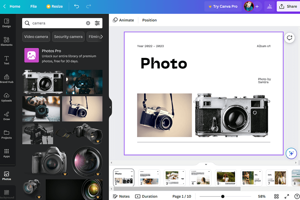 canva to help start an online gear store