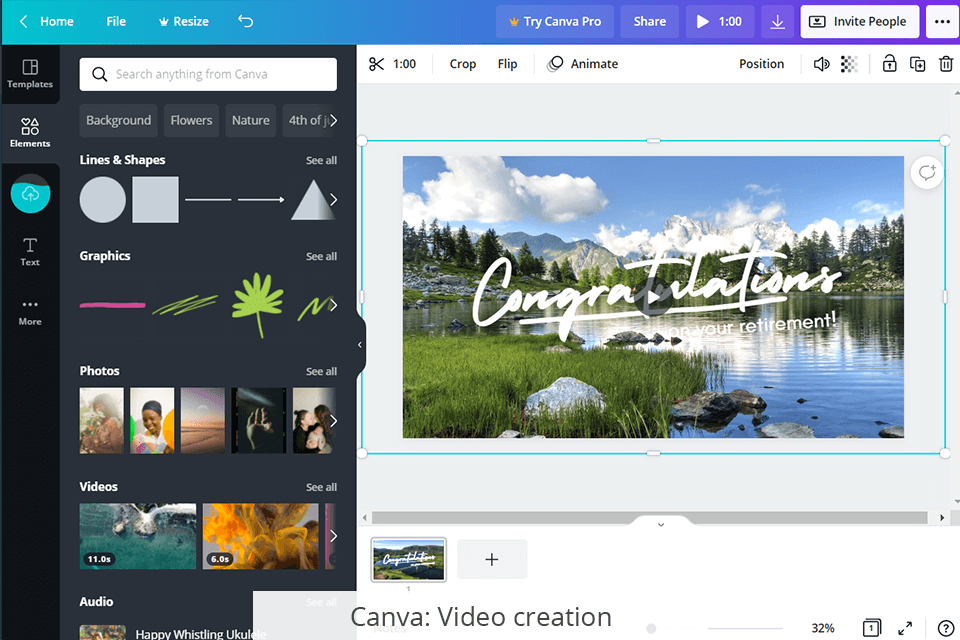 canva video creation