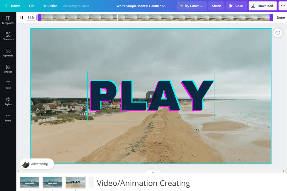canva video
