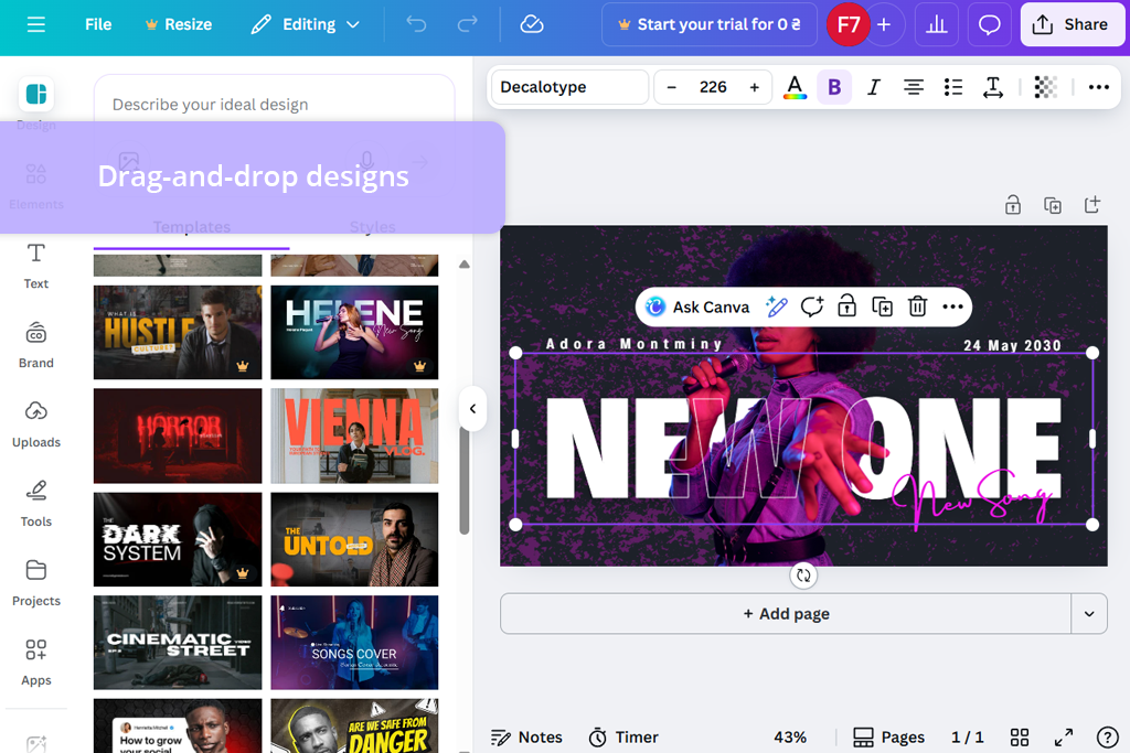 canva youtube thumbnail maker