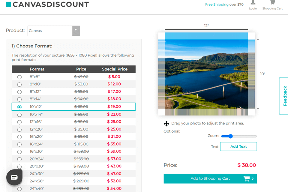 canvasdiscount photo tiles website