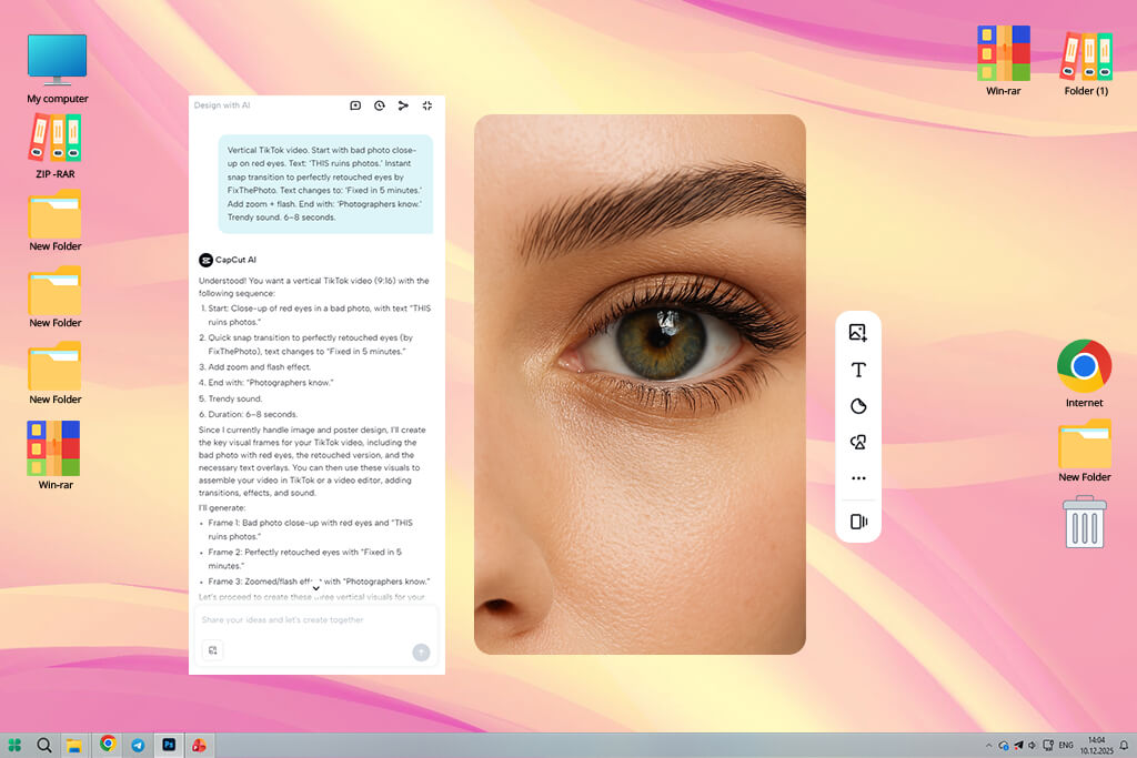 capcut ai tiktok videogenerator