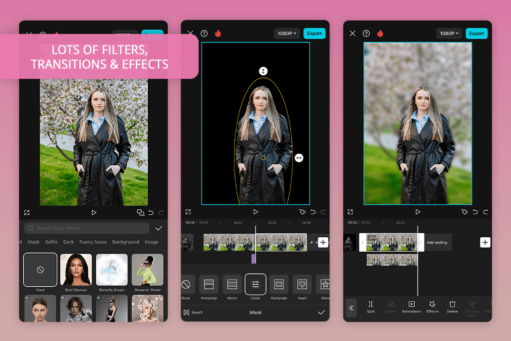 capcut interface
