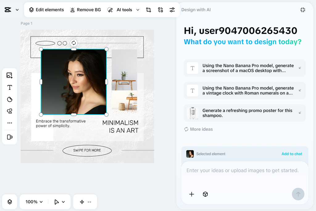 capcut instagram banner maker