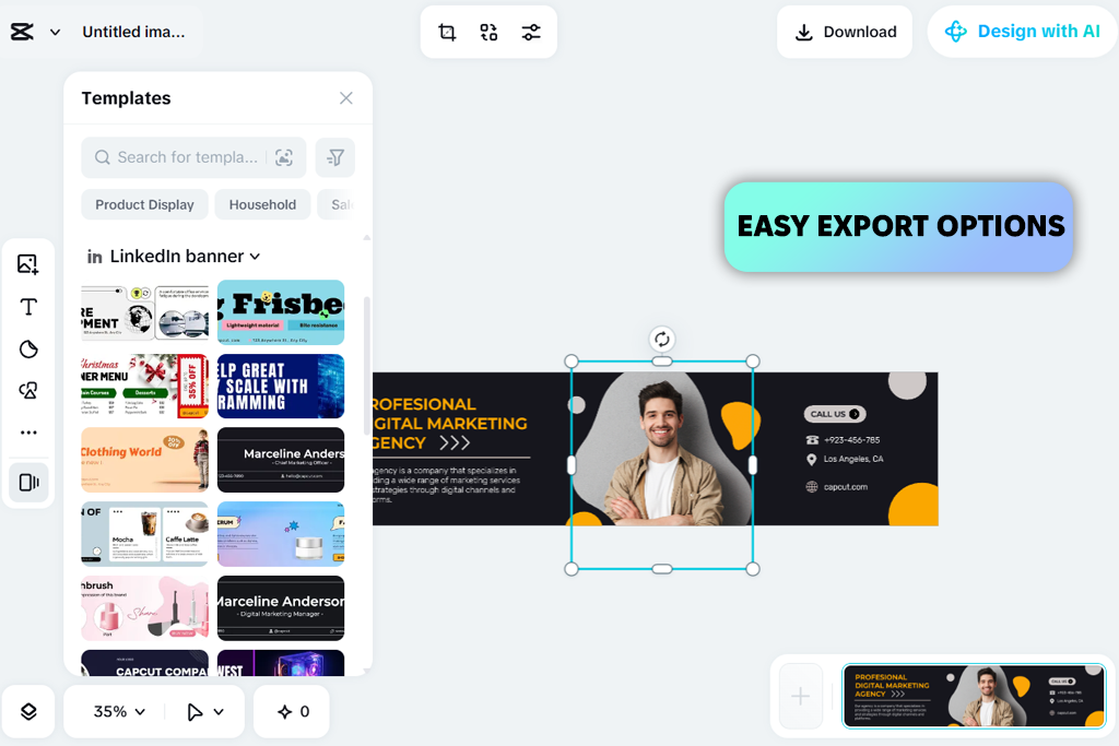 capcut interface