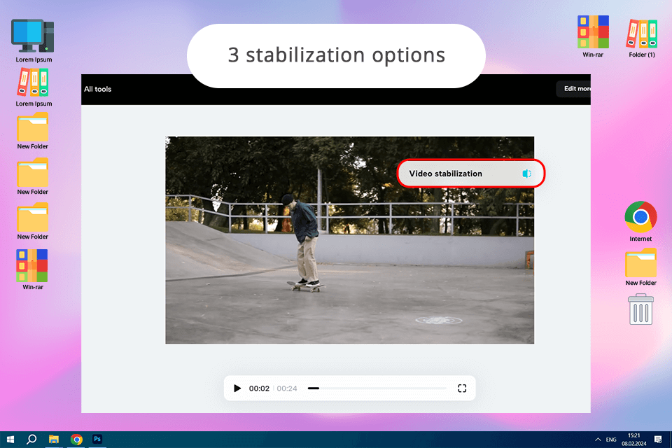 capcut online video stabilizer