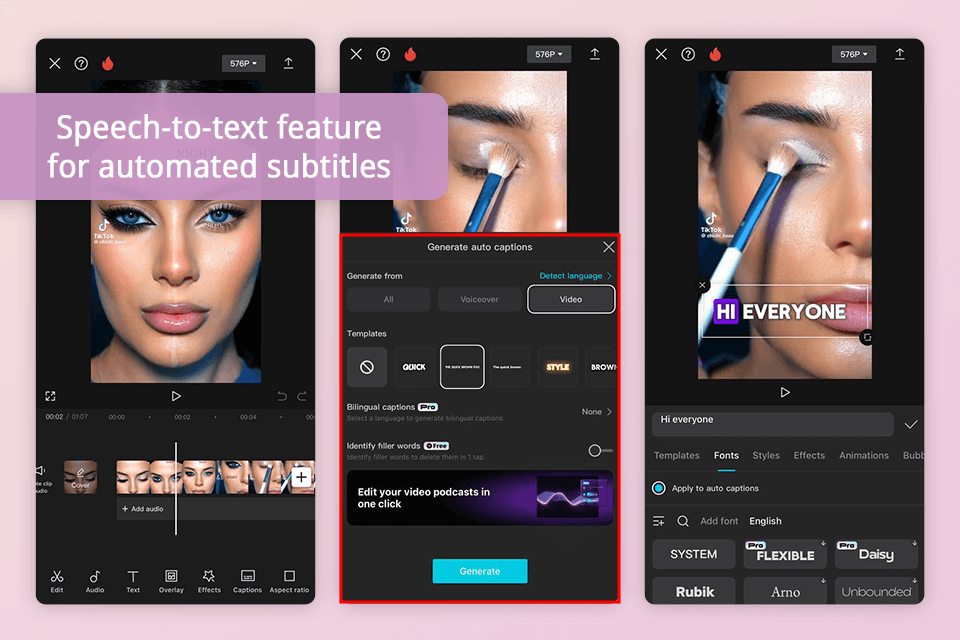 capcut reel editing app