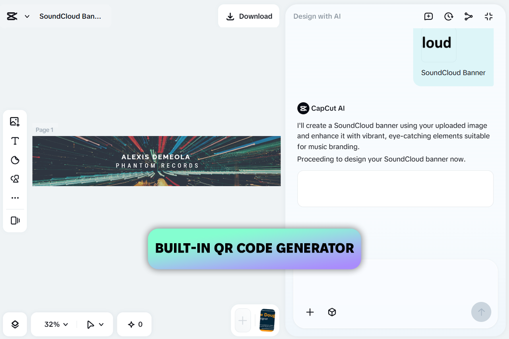 capcut soundcloud banner maker