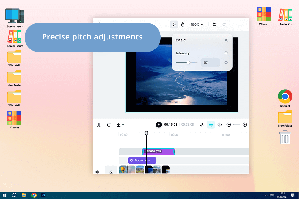 capcut video pitch changer