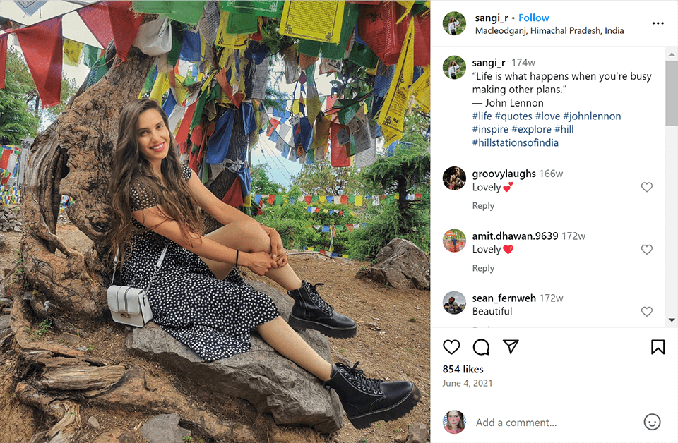 caption for a picture of myself famous quotes example