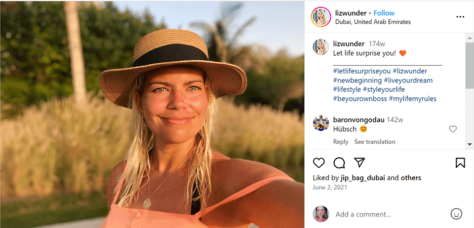 caption for a picture of myself for girls