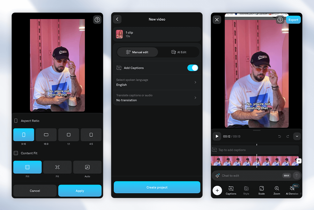 captions ai app for video captions