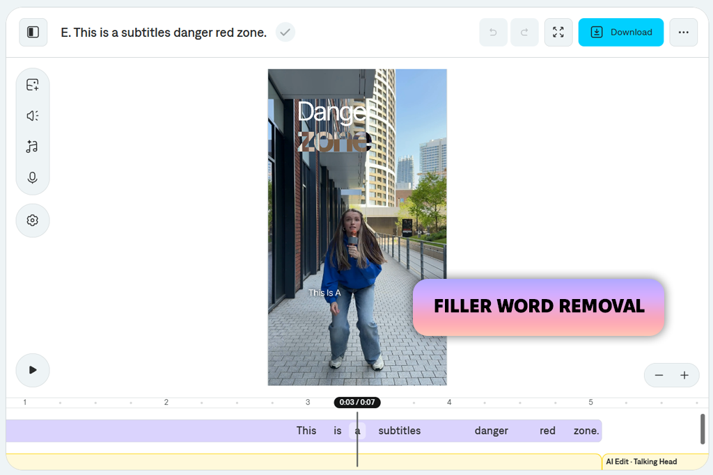captions ai eye contact correction online