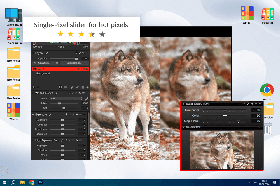 capture one noise reduction software