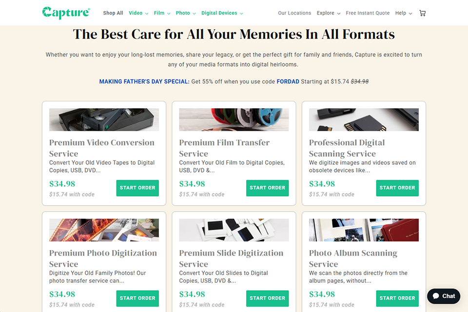 capture photo scanning service