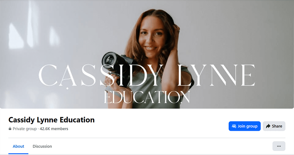 cassidy lynne education facebook photography group