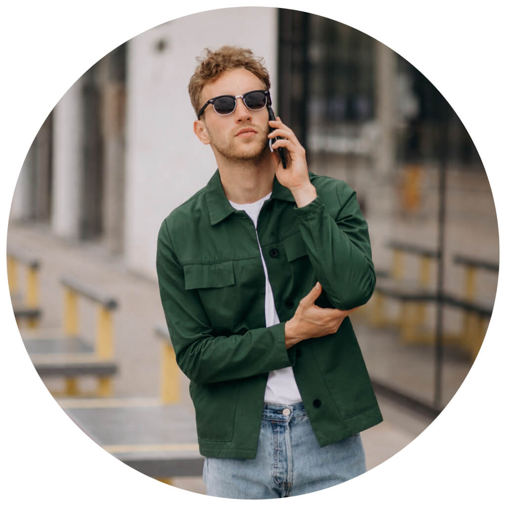 casual whatsapp profile picture idea
